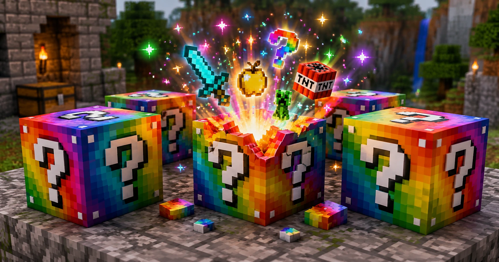 Exploring the Rainbow Lucky Block Mod 1.16.5: Features and Tips - image 2 Exploring the Rainbow Lucky Block Mod 1.16.5: Features and Tips - image 2
