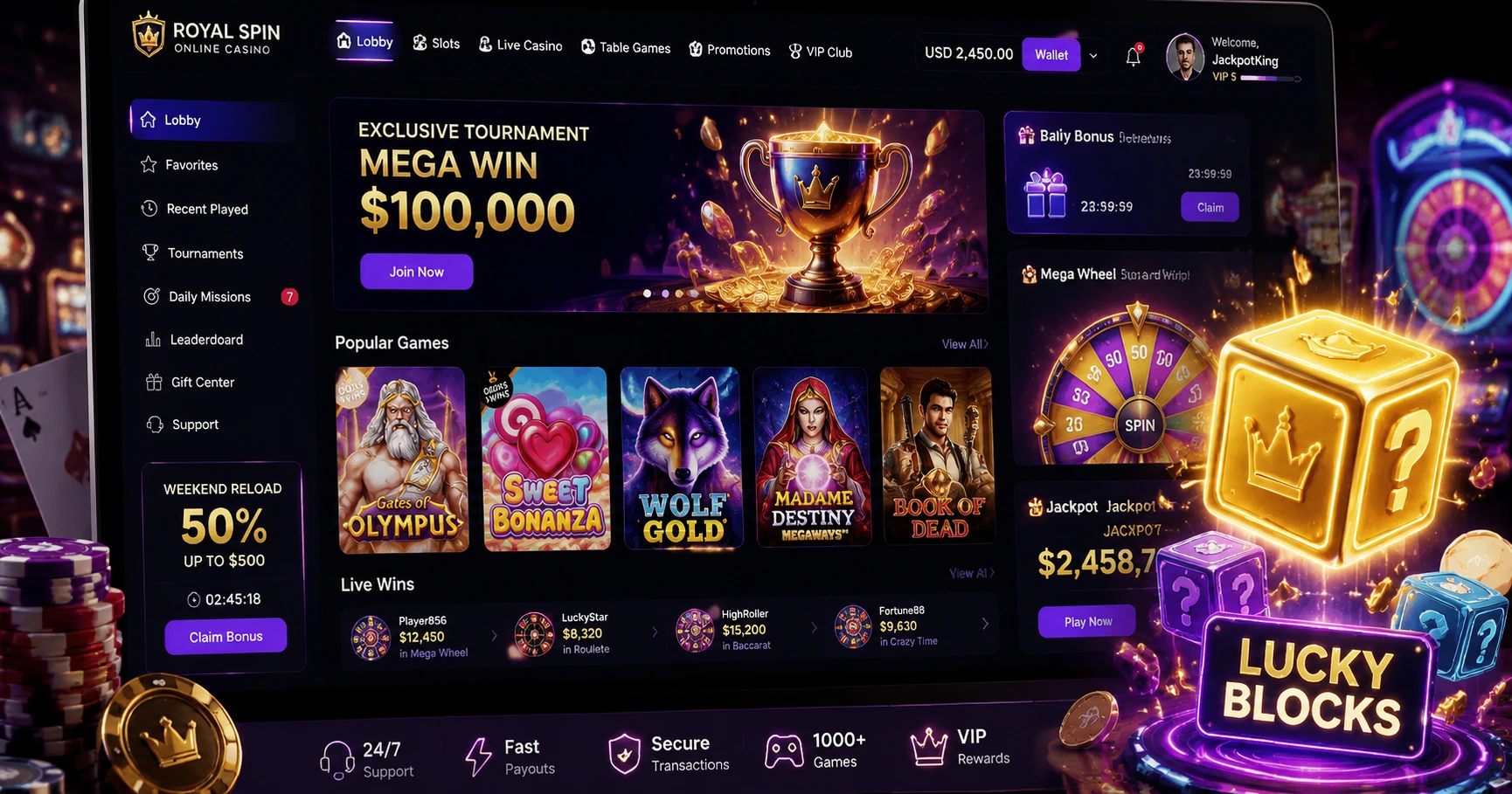 Overview of Lucky Block Casino Erfahrungen - image 1